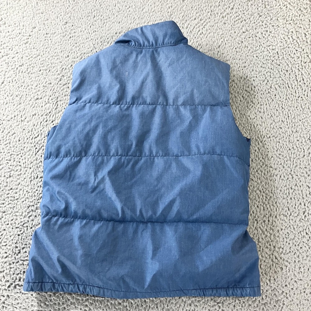 Vintage The North Face Sierra Down Vest Mens Large Blue Snap Front Made‎ USA 70s - Picture 7 of 7